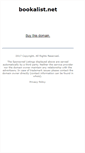 Mobile Screenshot of bookalist.net